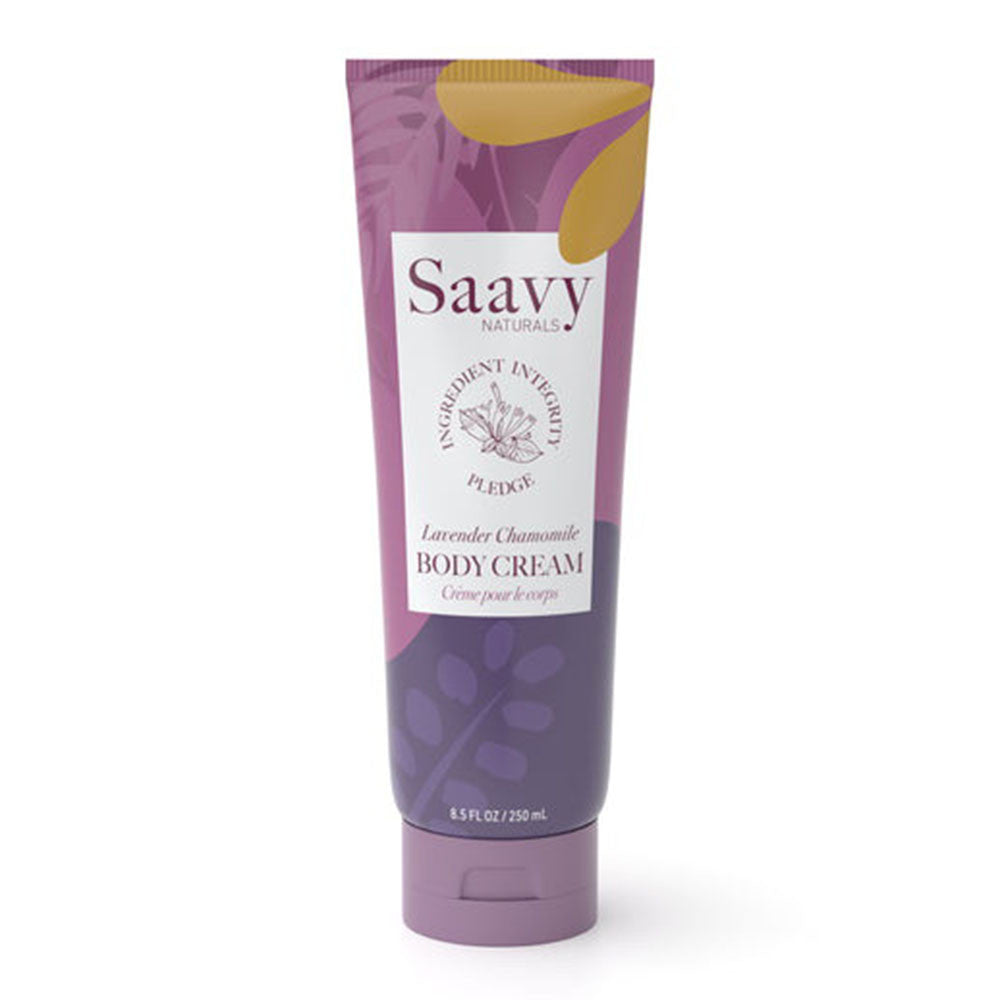 Saavy Naturals Moisturizer Body Cream, Lavender Chamomile, 8.5 Oz